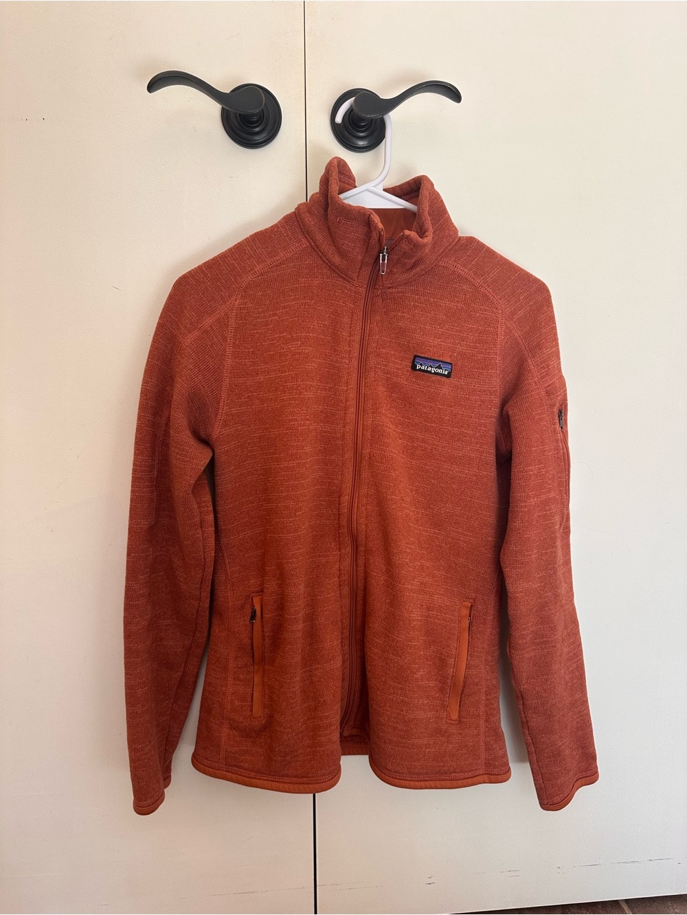 Patagonia womens Better Sweater Jacket Full-Zip Burnt Orange - Picture 3 of 6